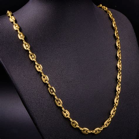 cadena tipo gucci oro|Collares de diseño en oro .